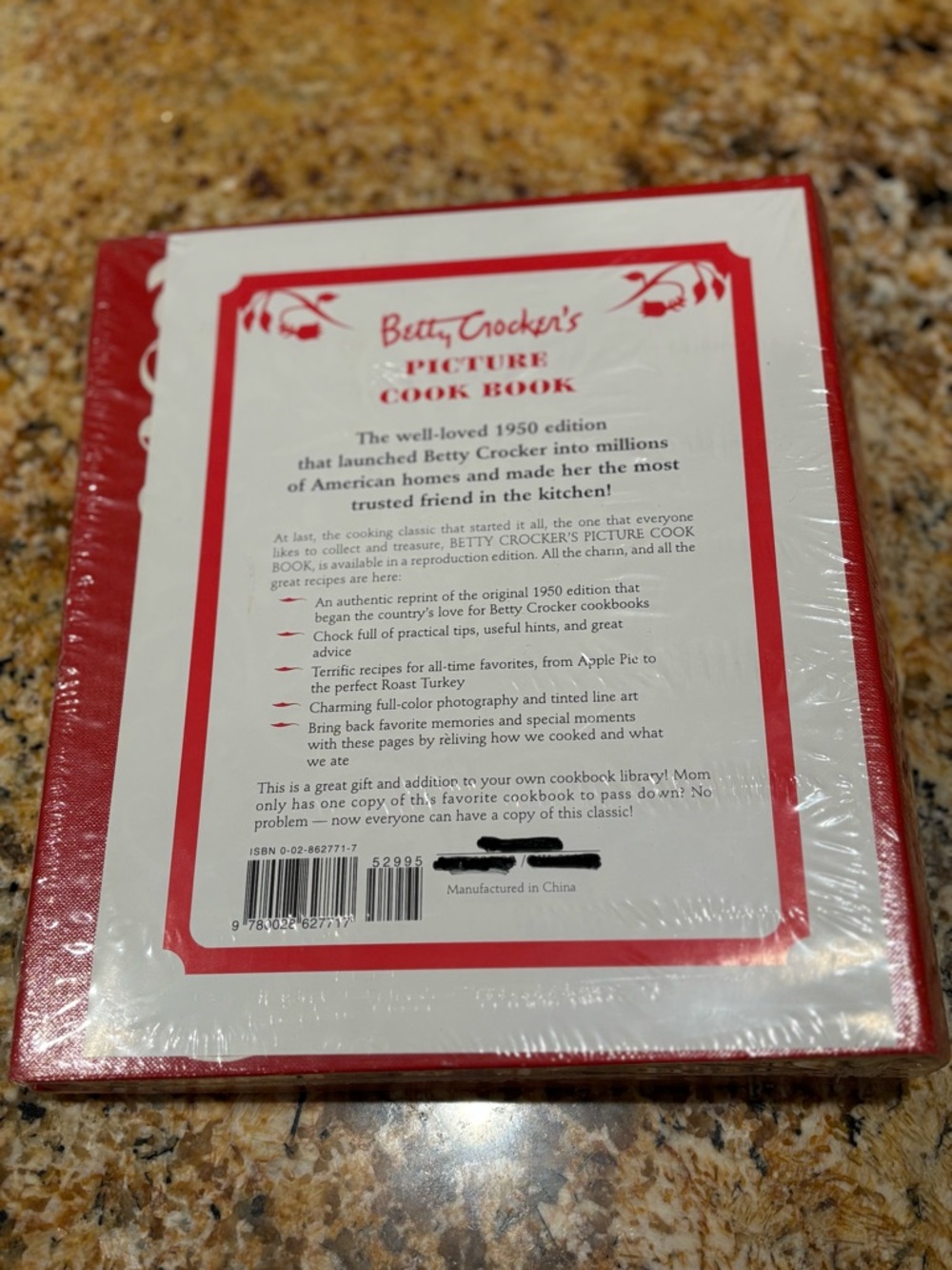 Betty Crocker Red & White Picture Cook Book Reprint - Picture 2 of 2